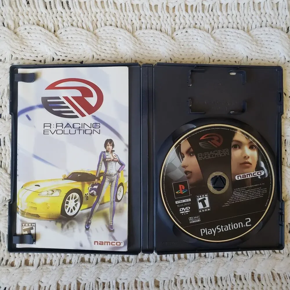 Sony PS2 Bundle Of 3 Racing Games: Gran‎ Turismo 3, Corvette, R:Racing Evolution